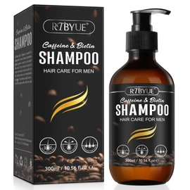 Caffeine Shampoo, Caffeine & Biotin Shampoo for Hair Growth, Organic Hair Growth Shampoo Against Hair Loss and Thinning Hair, Nourishes the Scalp, Volume Shampoo for Women Men, Sulphate-Free, 300 ml