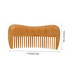 Healvian Fine Toothed Wooden Comb for Scalp Massage Static Hairdressing