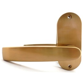 Kawaguchi Giken JL-24-1K-SG JL-24-1K-SG Lever Handle for Residential Indoor Use, Backset, 2.0 inches (50 mm), Satin Gold
