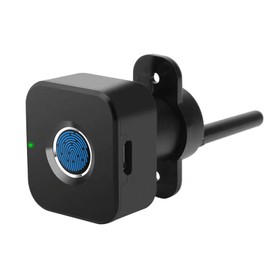 Mini Fingerprint Lock,Smart Electric Drawer Cabinet Lock,360° Fingerprint Recognition,USB Charging,Energy Saving and Low Power Consumption,Storing 20 Fingerprints