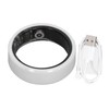 Smart Ring White IP68 Waterproof BT Pedometer Sleep Monitoring Rechargeable