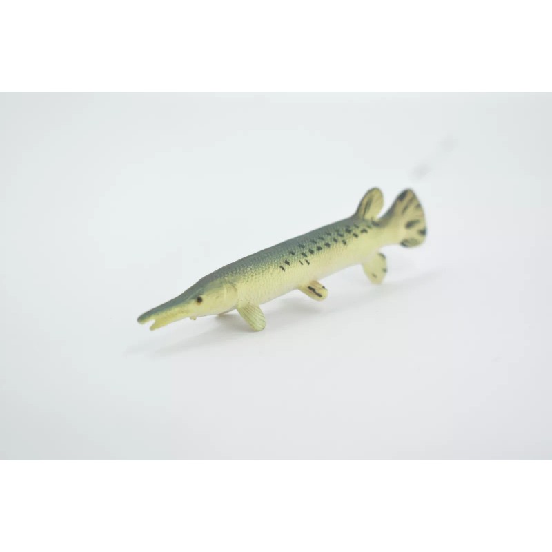 K&M Alligator Gar Rubber Fish Realistic Figure Model Toy Gift