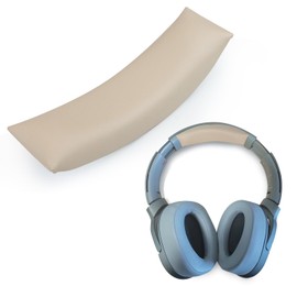 SINOWO Protein Leather Headset Strap,Replacement Headbands Straps for Sony 100AAP/H600A Headphones,Headset Head Cushion Cover Repair Part(Gold)