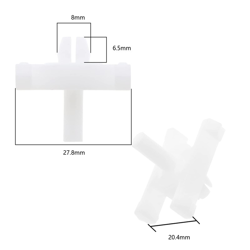 ECSiNG 30Pcs Door Moulding Strip Trim Clips Replacement 51131829904 Compatible
