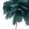 Ostrich Feather Table Lamp Rechargeable Modern Romantic Decoration Lamp Bedroom
