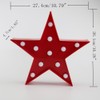 Marquee Light Star Shaped LED Plastic Sign-Lighted Marquee Star Sign