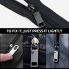 12-Pack Metal Zipper Pull Replacements - Durable, Removable Zipper Pull