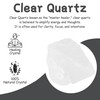 QINJIEJIE Clear Quartz Large Crystal Healing Crystals 1.8"-2.2" 2PCS Raw