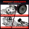 A/C Compressor with Clutch Fits for Dodge Caliber 2009-2012,Compatible with