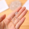 140 Pcs Push Pins, Clear Plastic Head Steel Pin, Standard