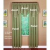 Today's Curtain Emelia Original Voile Panel 90", Dusty Leaf, 60"