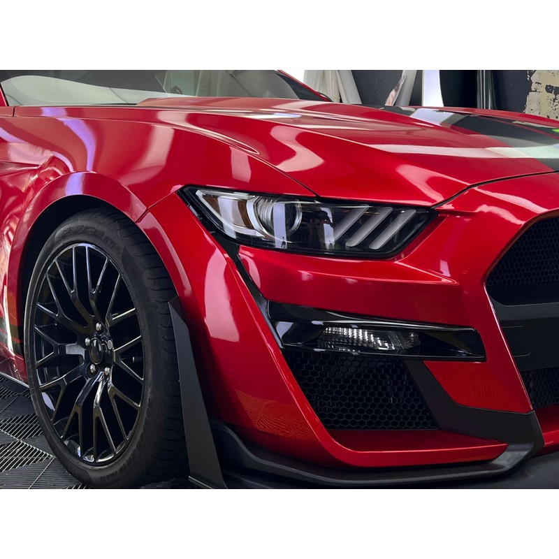 VViViD+ Ultra Gloss Metallic Candy Red Vinyl Car Wrap Premium