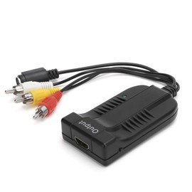 Z51B Video Signal Upscaler Audio Video Converter CVBS SVIDEO to HDMI Converter Adapter Support 720P 1080P for Home Electronic