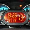 Car Clock Thermometer Voltmeter Gauge 3 in 1 Clock Thermometer