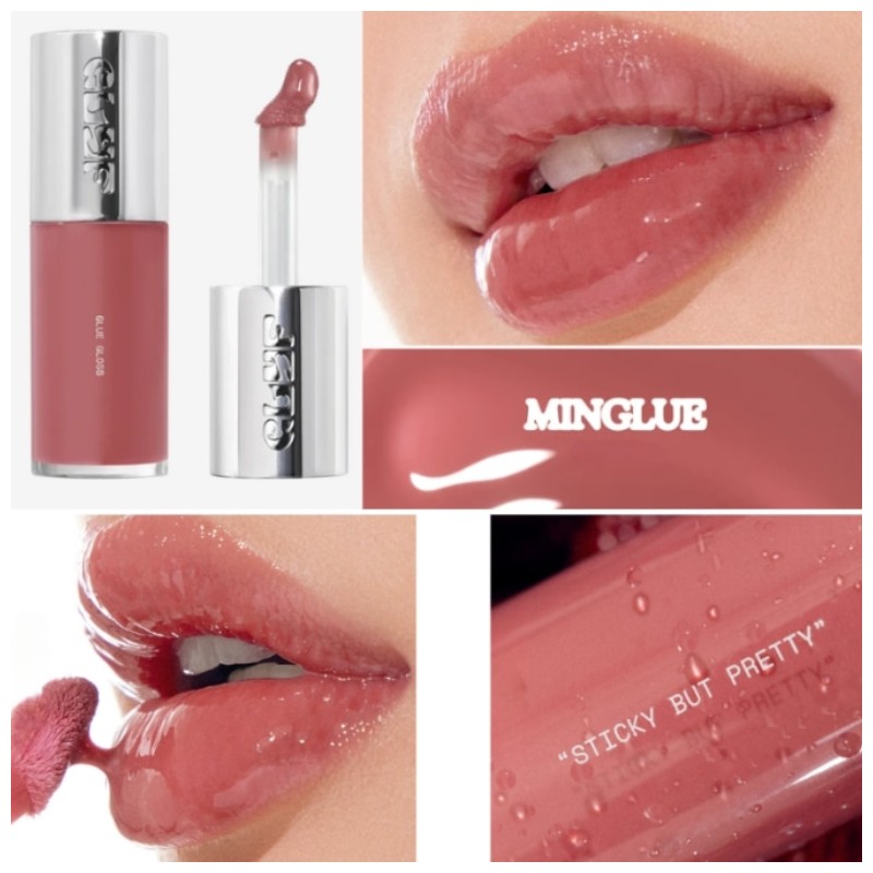 GLYF Glue Trio Set 3items, Lip Tint#$%Lip Liner:Minglue-03 Mud Hug