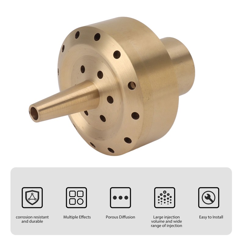 Water Fountain Nozzle Brass Fountain Nozzle Column Sprinkler Spray Head