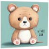 Get Well Soon Card - Cute Bear Design 145mm x