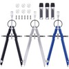 M-Aimee 3 Pieces Metal Compass, Compass for Geometry, Math, Drafting,