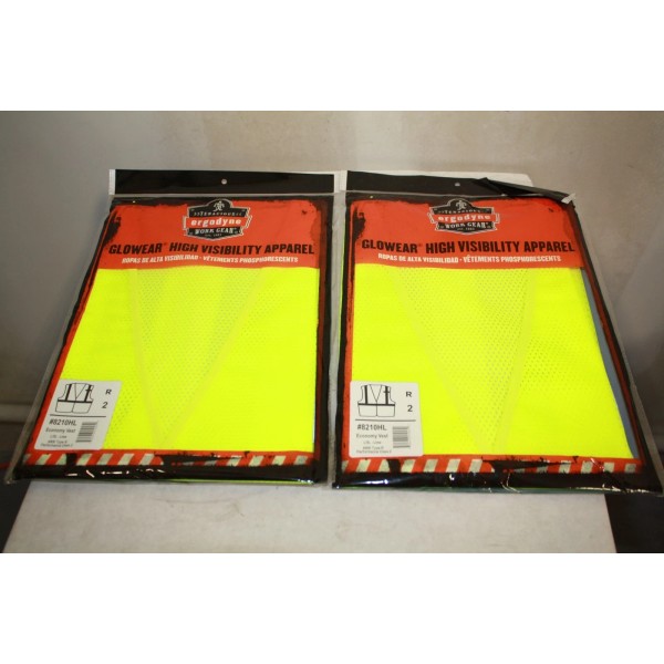 Ergodyne 2pc- Ergodyne GloWear 8210HL ANSI Type R High Visibility