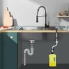 Sink Soap Dispenser Extension Tube kit with Upgraded Check Valve,