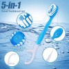 36 Pack Mini Disposable Toothbrushes – 5-in-1 Prepasted Travel Toothbrush