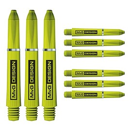 WINMAU MvG Michael Van Gerwen Signature Dart Shafts - 3 Sets Per Pack (9 Shafts Total)