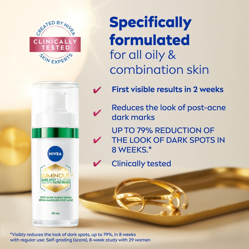 NIVEA NIVEA LUMINOUS630 Dark Spot Solution Post-Acne Marks Face Serum