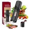 CIRCLE JOY Electric Pepper Mill Top-Refill Battery Operated Black Pepper