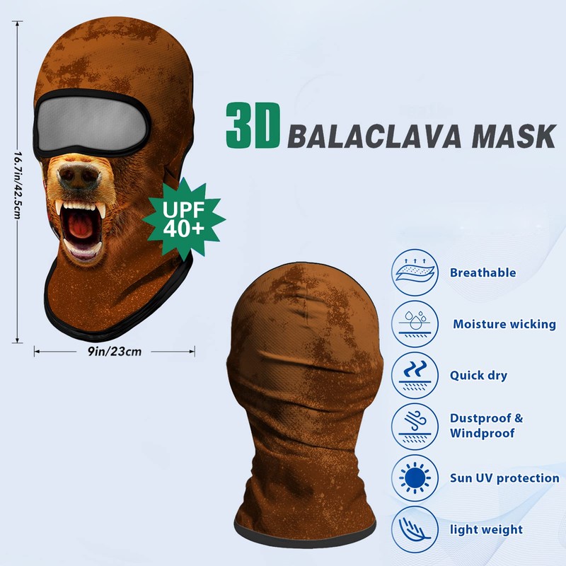 Obacle Balaclava Face Mask Men Women Ski Hunting Cycling (Men