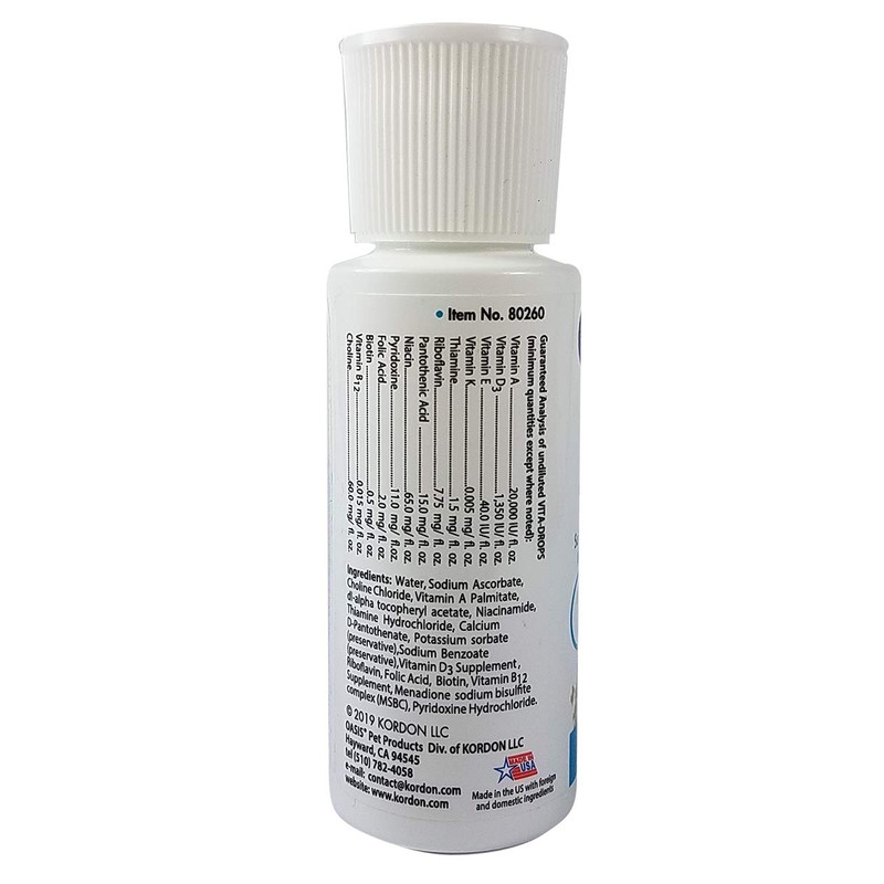 Oasis Hamster Vita-Drops All-in-1 Multivitamins - Daily Vitamin Supplement Supports