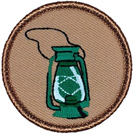 Green Lantern Patrol Patch - 2" Diameter Round Embroidered Patch (Sew-on)