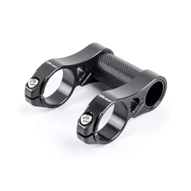 Folding Bike Stem Bicycle Double Stem 1" Convert to 1.25" Handlebar Stem 31.8mm Handlebar Riser Adapter (Black)