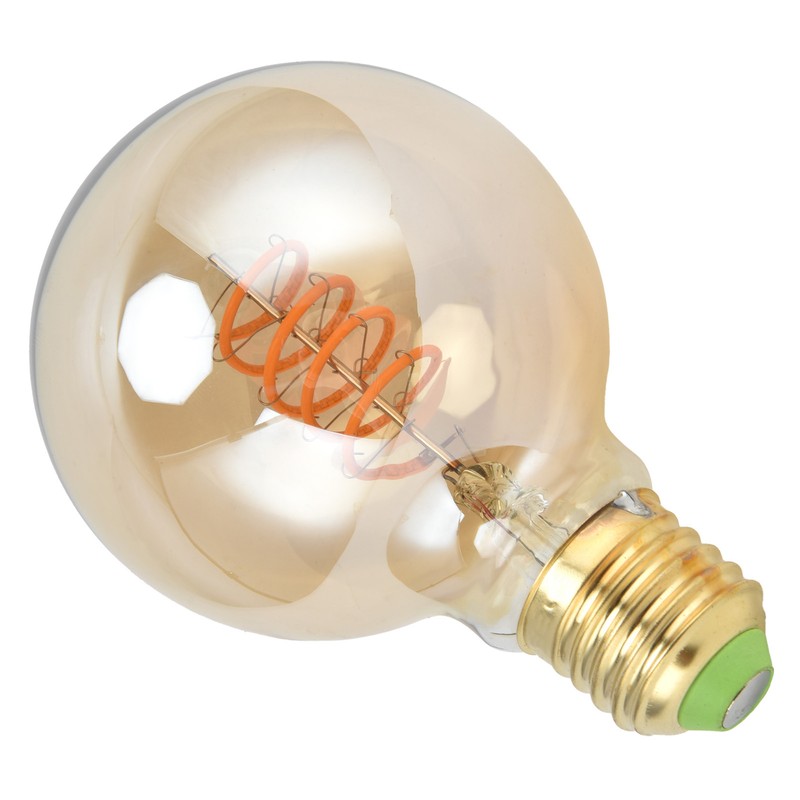 LED Bulb Vintage Flexible Filament Bulb E27 Lamp Holder 4W