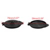 X AUTOHAUX 2pcs Black Plastic Auto Windshield Wiper Washer Bottle