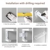 50cm Wall Mounted Bathroom Shelf Organizer Rack Muti Purpose Wall