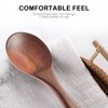 Tuperoymse Teak Wood Spoon Natural Solid Wood Rice Spoon Wooden