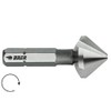 BAER HSSG 90° Bit Countersink 20.5 mm (for M 10) - for Cordless Screwdrivers, Countersink Drill - Deburring - Countersink - Countersink