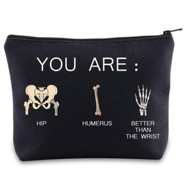 JNIAP Physical Therapist Makeup Bag Physical Therapist Gifts DPT Graduate Gift Physical Therapist Assistant Gifts PT Travel Zipper Bag (YOU ARE： mb)