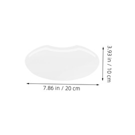 Baluue 30Pcs Transparent Haircut Eye Shields Lightweight Eye Shields for Hair Cutting Adults Protects Eyes From Hair and Debris for Salons and Home Use