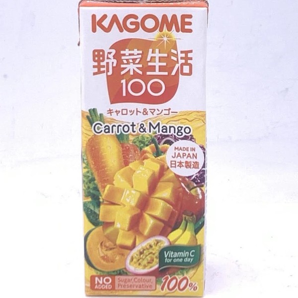 Kagome Carrot & Mango Juice 200ml/12pack