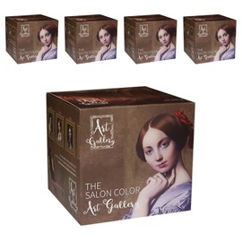 Art Gallery The Salon Color Hair Dye, Art Milk Brown, 5 Pieces / 아트갤러리 더 살롱 컬러 염색제, 아트밀크브라운, 5개