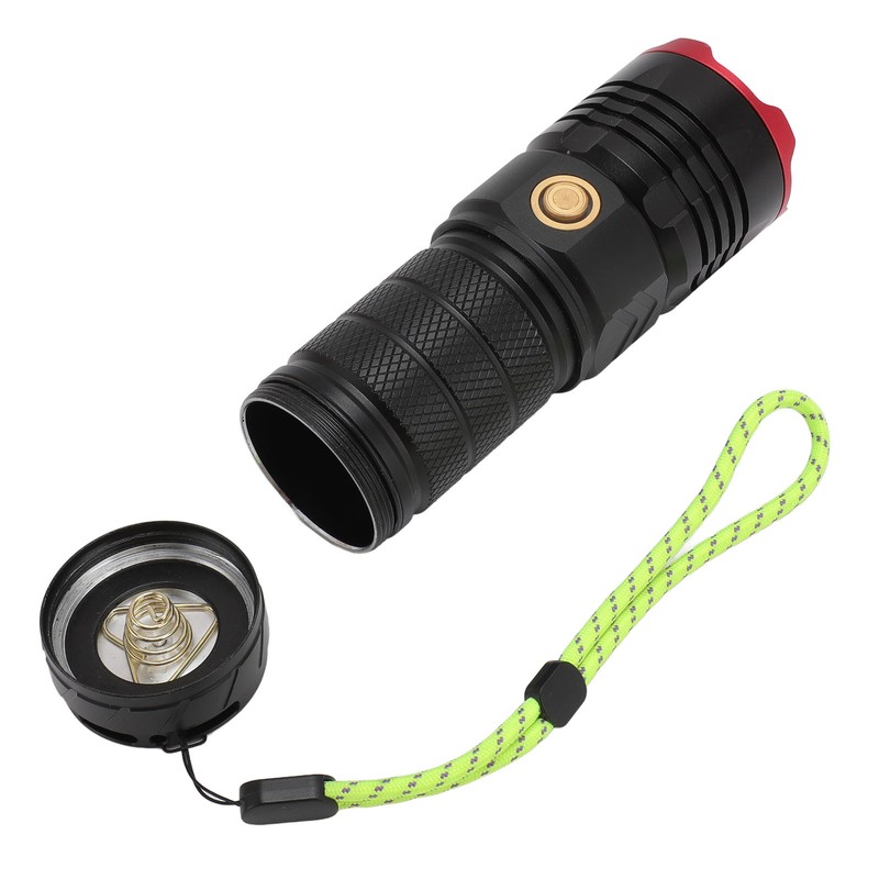 Outdoor Flashlight Professional White Laser High Brightness Waterproof Long Range