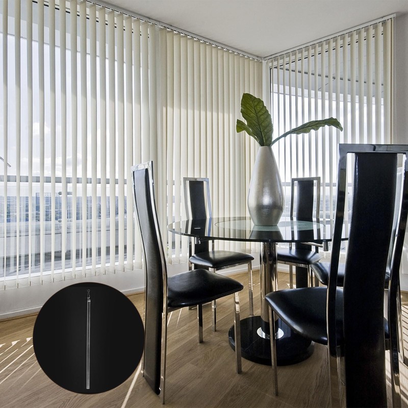 sourcing map 12Pcs 64mm Clear Valance Clips, Hidden Window Blind