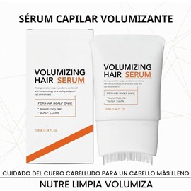 Suero Para El Crecimiento Del Cabello Con Un Cepillo De Silicona, Suero Para Engrosar El Cabello, Cepillo Incorporado De Aceite Revitalizante Del Cuero Cabelludo, Aceite Nutritivo Del Cuero (2P)