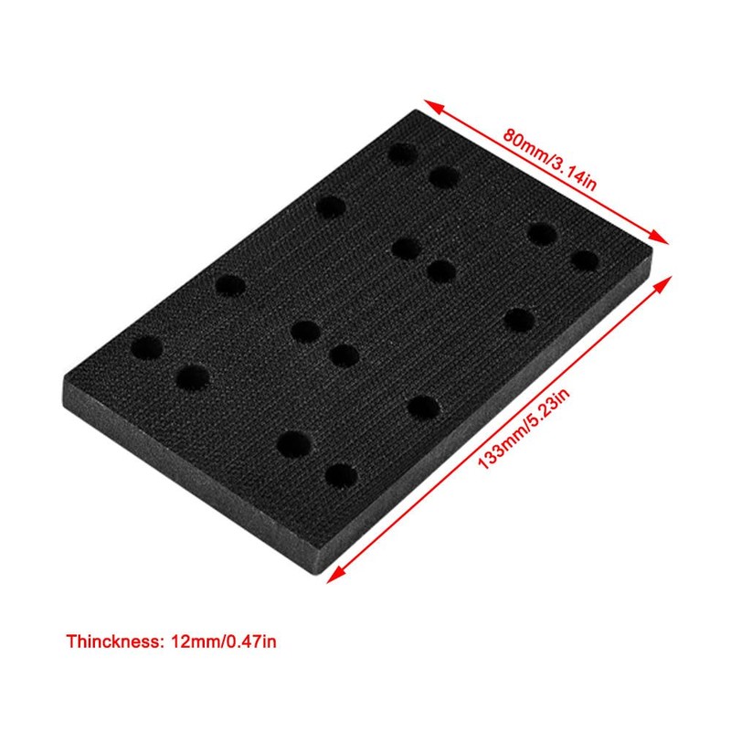 4 Pcs Soft Foam Sanding Pads, 80 * 133mm Interface