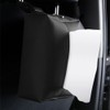 Car Tissue Holder,Leather Car Tissue Face Mask Box with Adjustabe