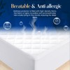 Sunshine Comforts Microfiber Quilted Waterproof Small Double Mattress Protector, 30cm