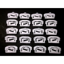 SFS Caprice Windshield Rear Window Trim Molding Clips- 1975-1990- 20 clips- #023