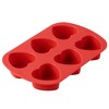 Wilton 2105-4824 Molde silicón mini corazónes 6 cavidades (2.5 x