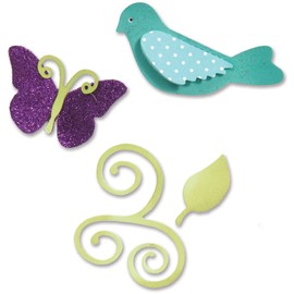 Sizzix Sizzlits Die, Set Birds and Butterflies Set by Eileen Hull, Pack of 3